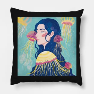 Jellyfish Pillow