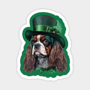 King Spaniel St. Patrick's Day Magnet