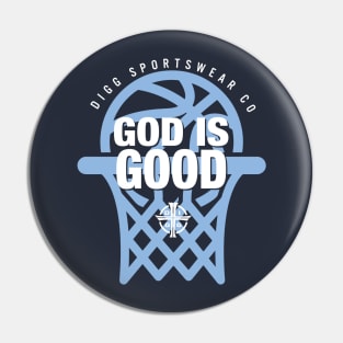 GOD IS GOOD (NAVY & LT. BLUE) Pin