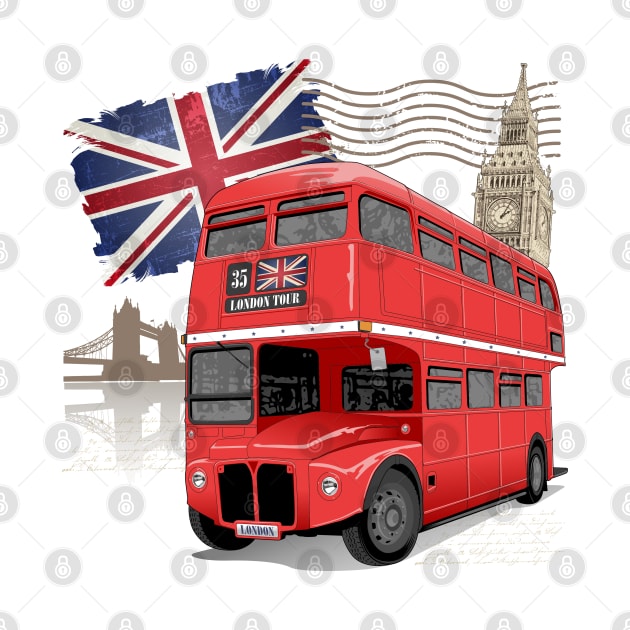 London Souvenir by Happy Art Designs