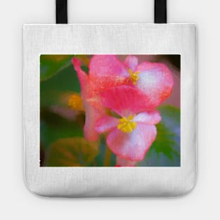 Begonia Painterly Tote