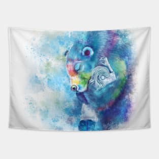 Sympathy Bear Hug Tapestry