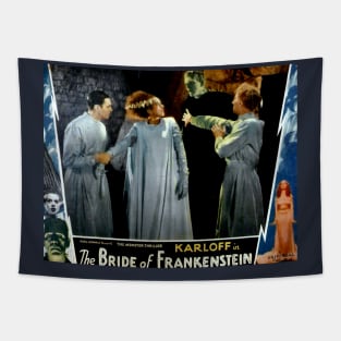 Classic Horror Movie Lobby Card - The Bride of Frankenstein Tapestry