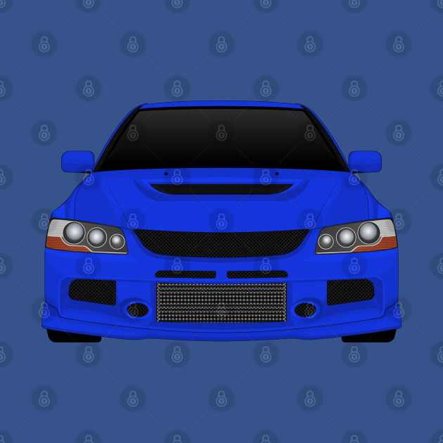 Disover Evo IX Blue - Mitsubishi Evo - T-Shirt