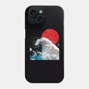 Hokusai Kaiju - Vintage Version Phone Case