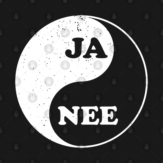 South Africa Yin Yang Feng Shui Ja Nee Afrikaans Funny by BraaiNinja