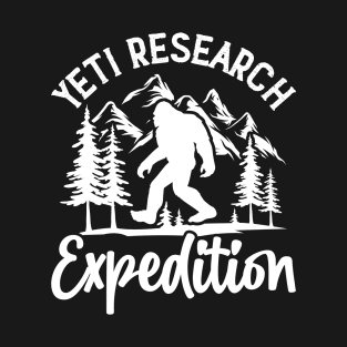 Yeti Bigfoot Research Sasquatch Believer Gifts T-Shirt