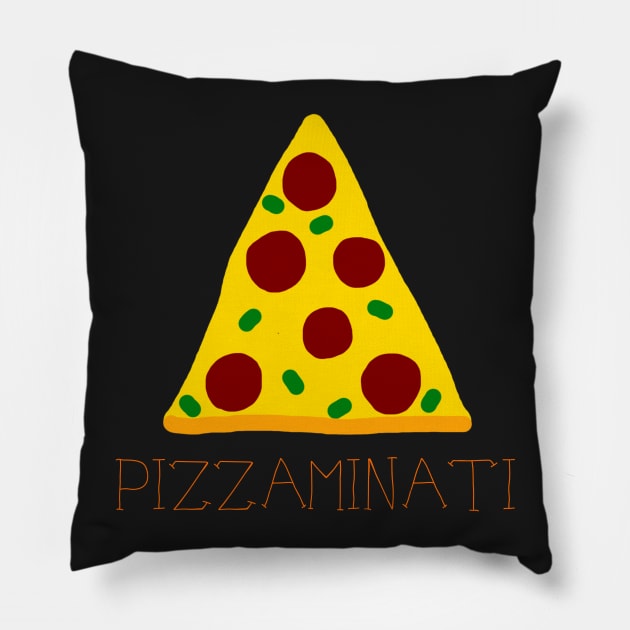 Pizzaminati Pillow by Graograman