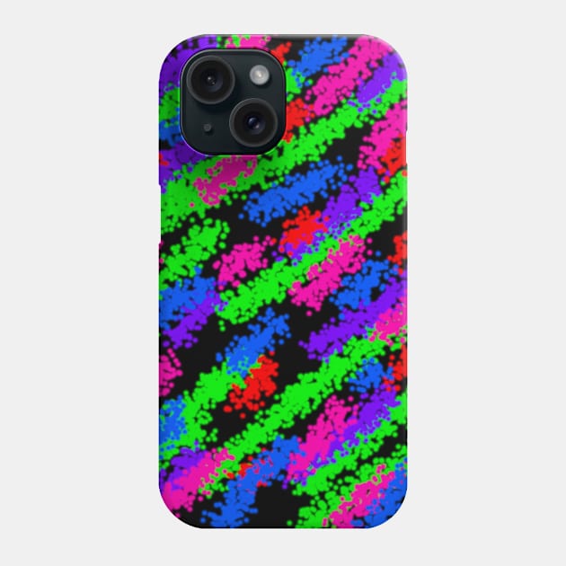 graffiti, stripes, pattern, colourful T-Shirt Phone Case by tomsacrylicart