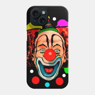 colorful clown Phone Case