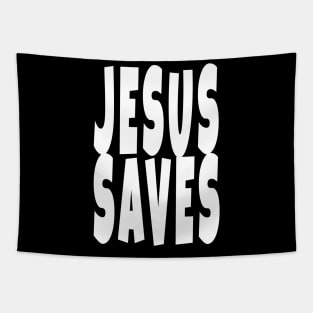 Jesus Saves Tapestry