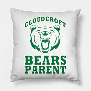 Cloudcroft Bears Parent (Green) Pillow