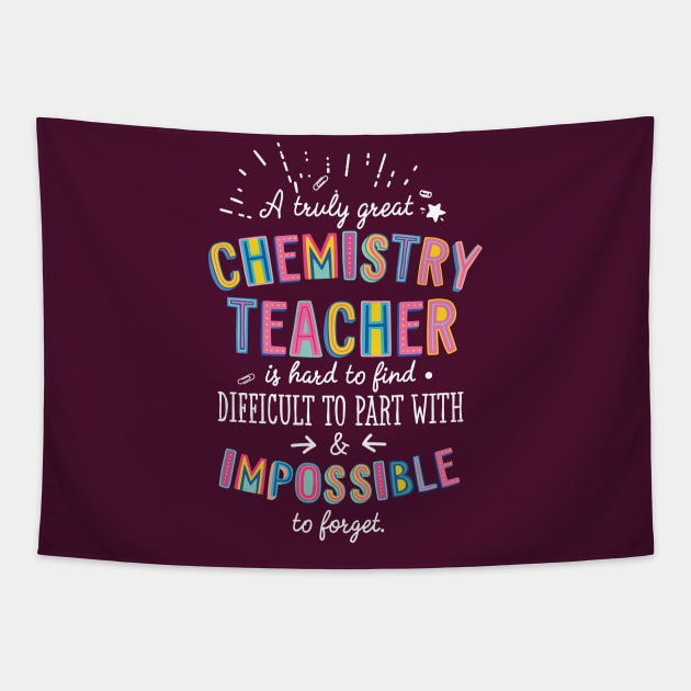 A truly Great Chemistry Teacher Gift - Impossible to forget Tapestry by BetterManufaktur