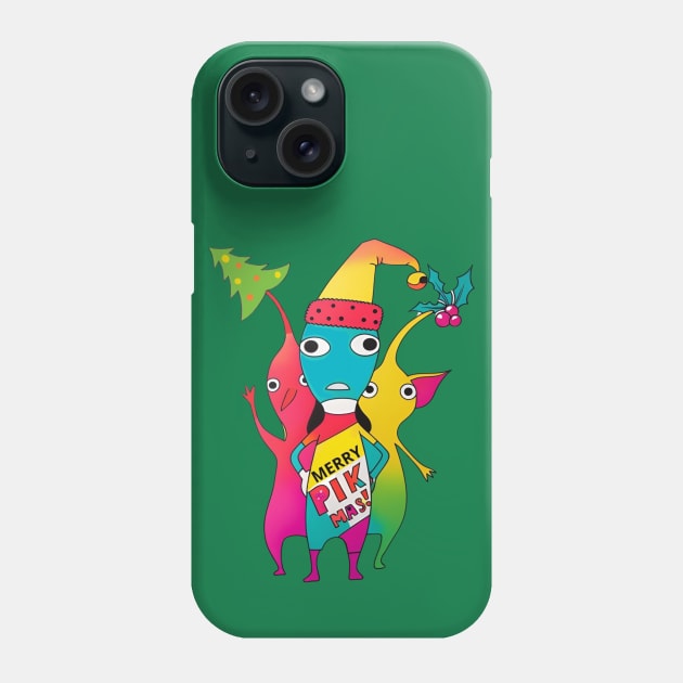 Children’s Christmas T-shirt (Pikmin) Phone Case by The Birth Of Optima