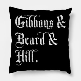 ZZ Top Names List Pillow