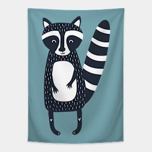 Funny Raccoon Tapestry