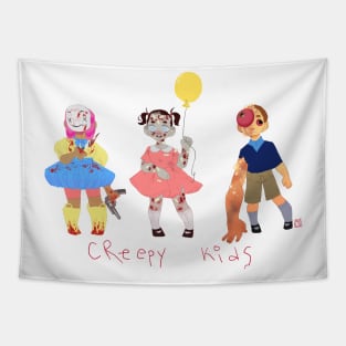 Creepy Kids Tapestry