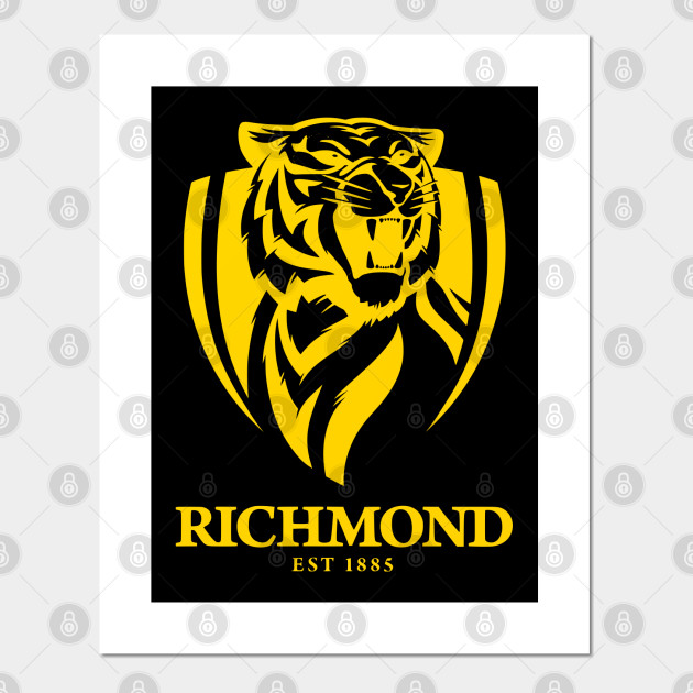 Richmond Tigers Afl Posters And Art Prints Teepublic