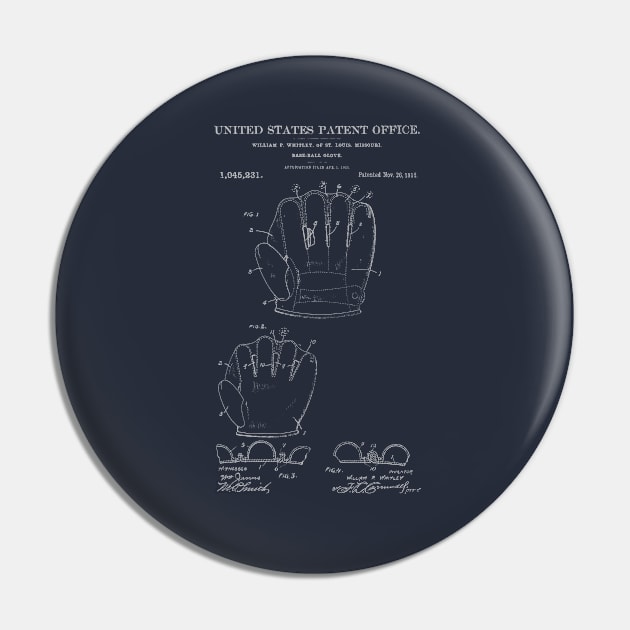 Baseball Mitt Pin by blurryfromspace