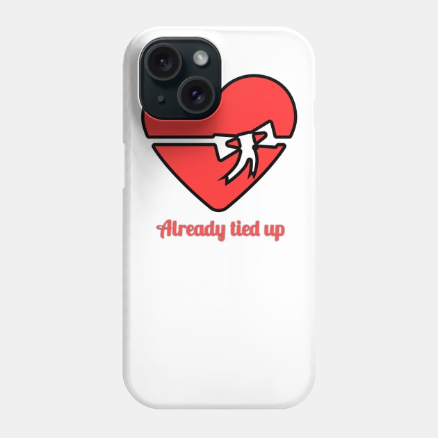 Tied up Phone Case by Gnanadev