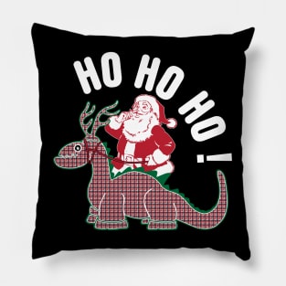 Ho_Ho_Ho_Unisex Christmas T-Shirts-Christmas t-shirts funny Pillow