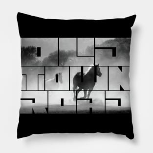 Old Town Road Horse Riding Wild Horse lover country music Pillow