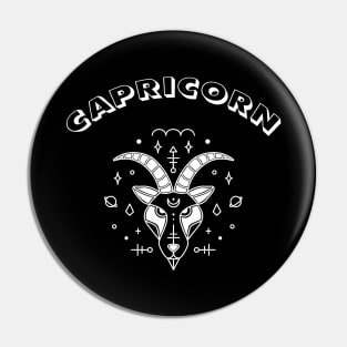 Capricorn Sign Pin