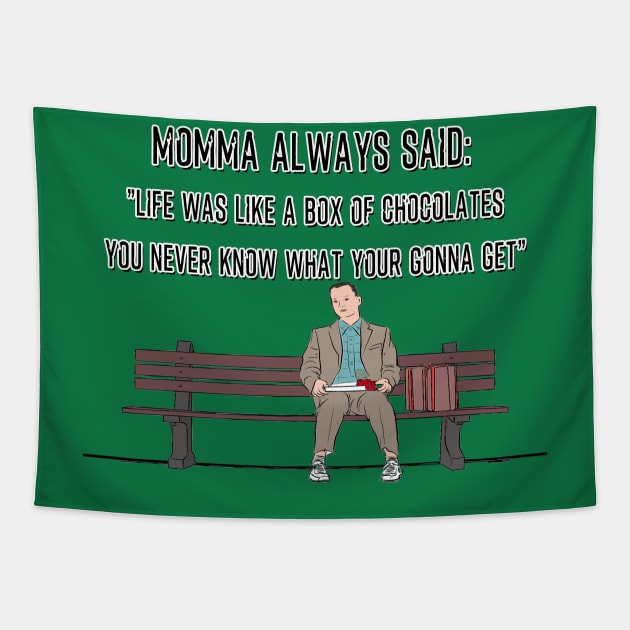 Momma's advice Tapestry by The Hitman Jake Capone