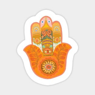 Warm Hamsa Design Magnet