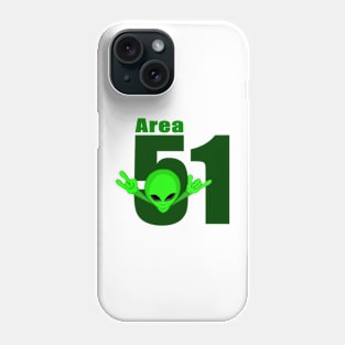 Alien area 51 Phone Case