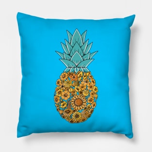 Pineapple Floral Pillow