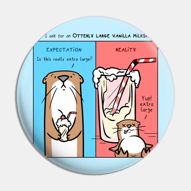 Milkshake Pin by Otterlyalice