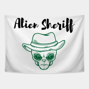 Supernatural Alien Sheriff Tapestry