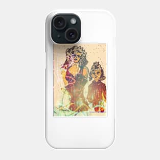 Watching Fireworks Phone Case