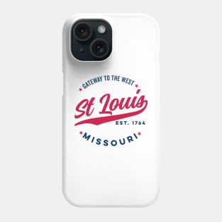 Vintage St Louis Missouri Gateway to the West USA City Phone Case