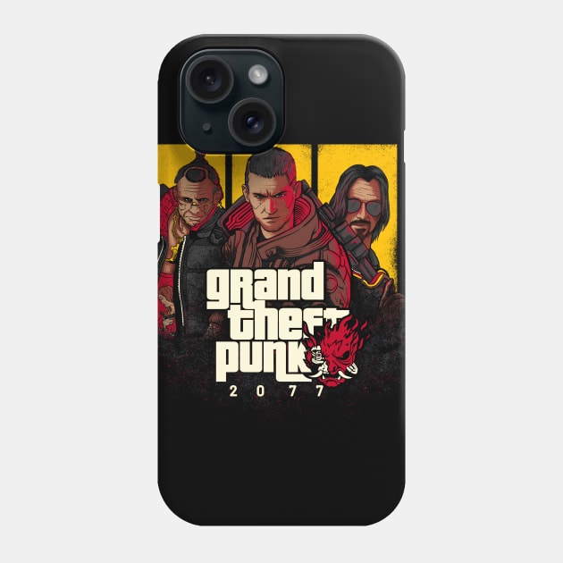 Grand Theft Punk Phone Case by RedBug01
