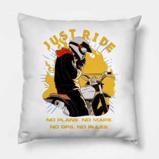 Just Ride Pillow