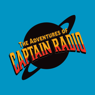 The Adventures of Captain Radio Podcast Logo T-Shirt