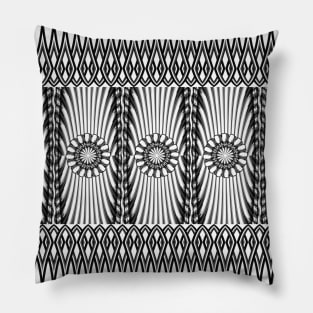 Artsy geometric pattern Pillow