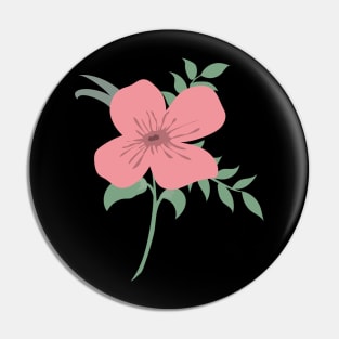Pink floral Pin