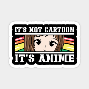 Funny Anime Girl Manga Kawaii Japanese Gift Idea Magnet