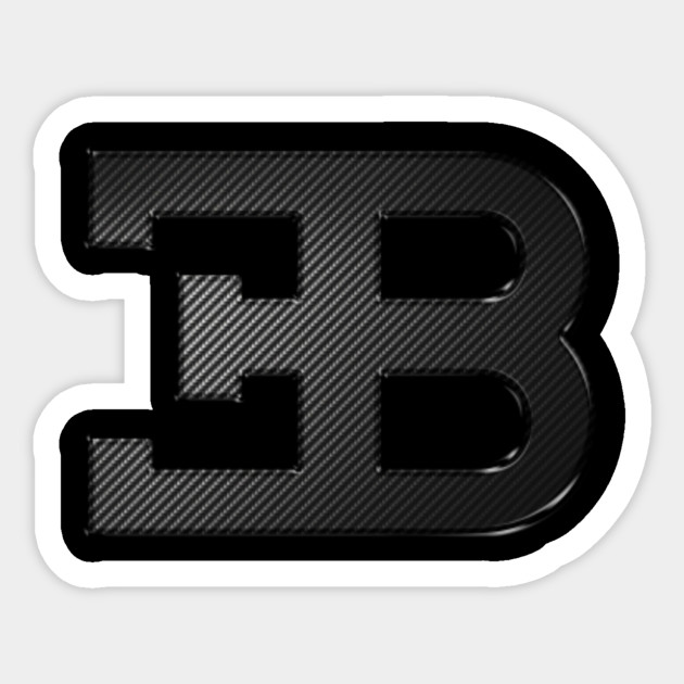bugatti bugatti logo sticker teepublic