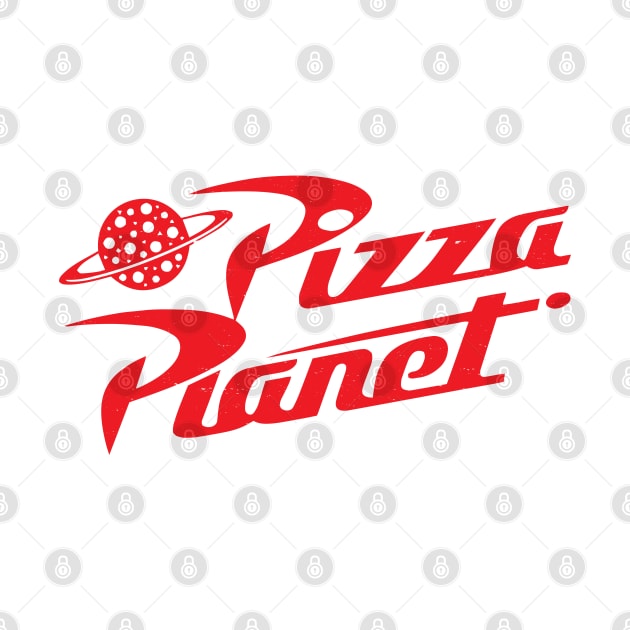 Pizza Planet - vintage logo by BodinStreet