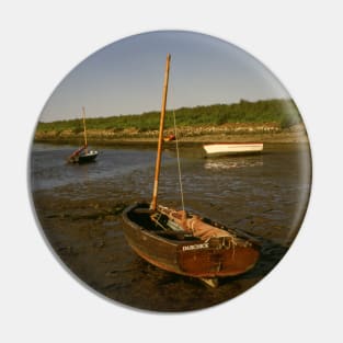 Low tide at Burnham Overy Staithe, Norfolk, UK Pin