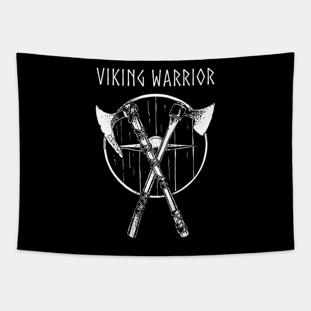 Viking Warrior Tapestry by Deathrocktee