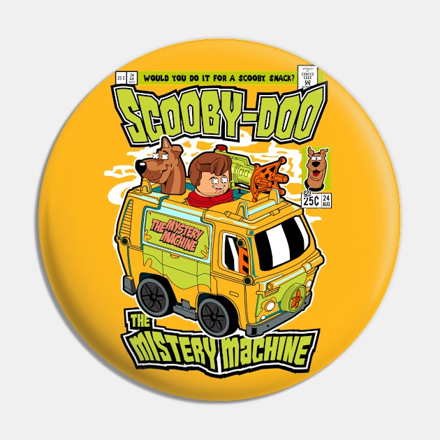 Scooby Dooo Pop Culture Pin by Pure Touch