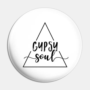 Gypsy soul triangle design Pin