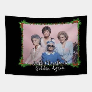 Christmas golden girls Tapestry