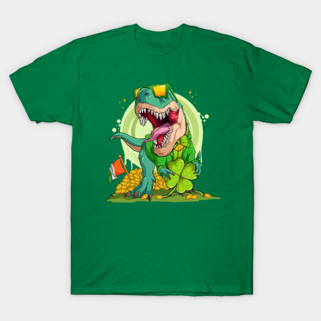 Discover Saint Patrick's Day T-rex - Saint Patricks Day T Rex - T-Shirt