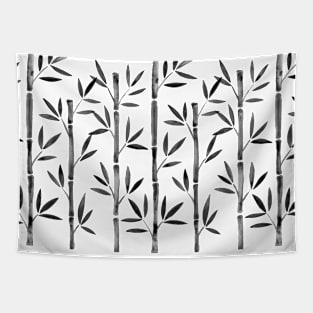 Black Bamboo Tapestry